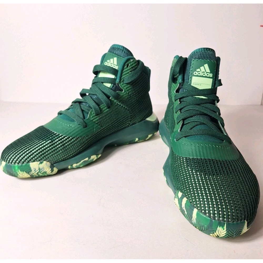 Adidas G26168 Pro Bounce 2019 Mens Size 7 Camo Green Basketball Sneaker Shoes